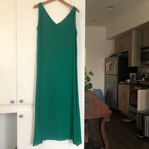 JCrew silk maxi dress